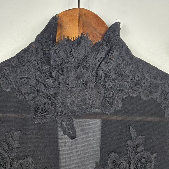 Free People x We Are HAH Women's Small Black Reversible Lacey Bodysuit NWT - Picture 4 of 14